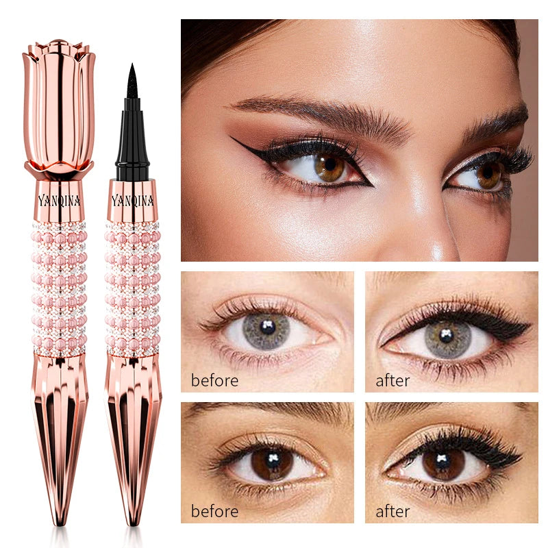 Luxury Quick Dry Waterproof Eyeliner Pen - Black