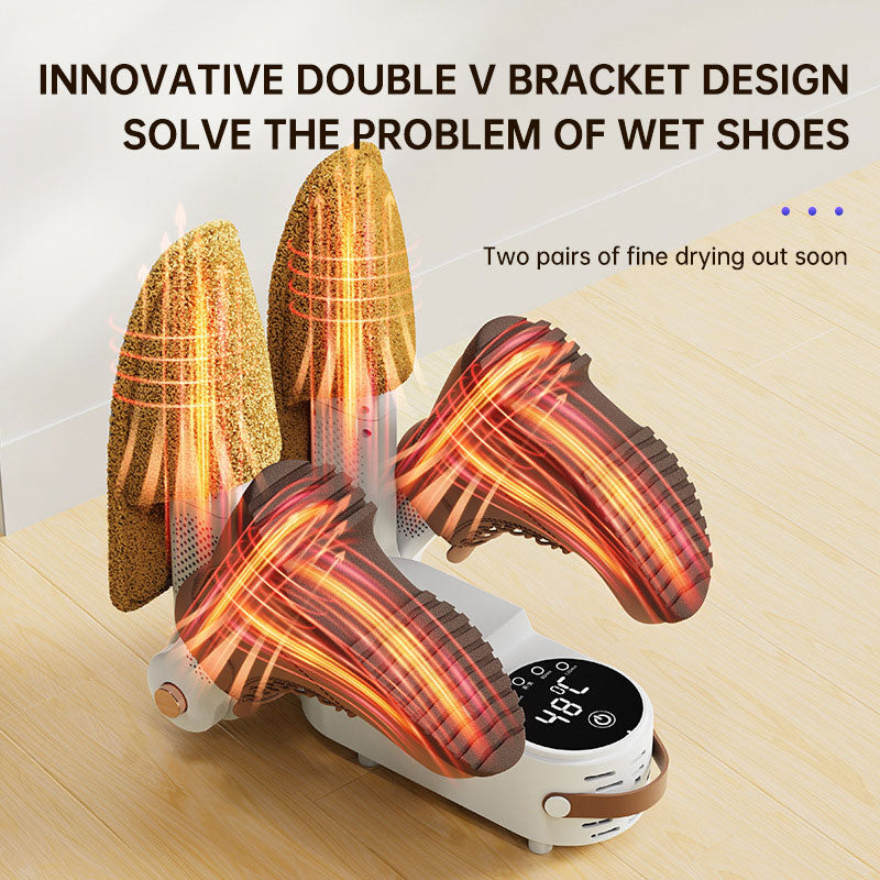 Intelligent sterilized shoe dryer household four-legged dryer telescopic folding ultraviolet shoe dryer - Korvel