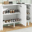 ON-TRANS Cream Style Shoe Cabinet with Adjustable Legs