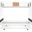 Metal Twin over Full Bunk Bed with Trundle - Korvel
