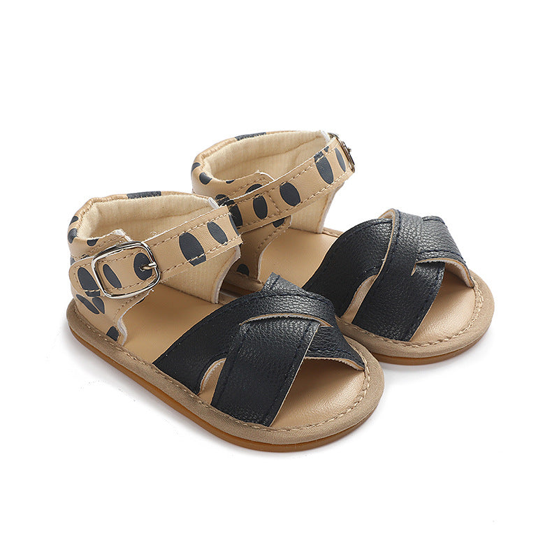 Baby Girl Baby Toddler Shoes Rubber Sole Non-Slip Baby Sandals - Korvel