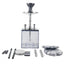 Juego de Hookah de Acrílico Premium con Luz LED y Doble Manguera