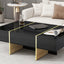 Mesa de café rectangular multifuncional ON-TRANS con cajones