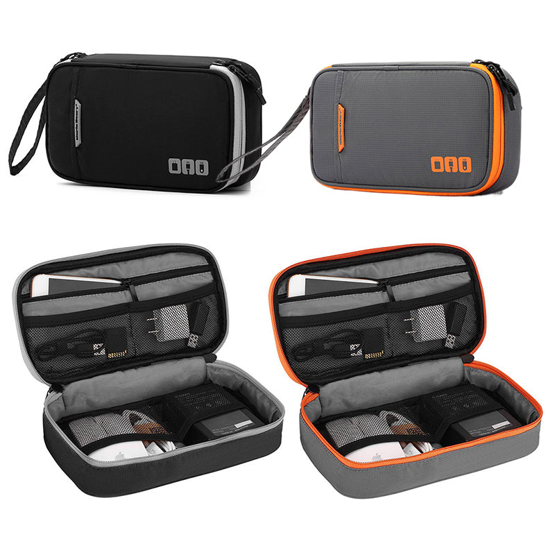 Travel - essential Cable Organizer Bag: A Compact Storage Solution for Charging Cords, Chargers, and Accessories. - Korvel