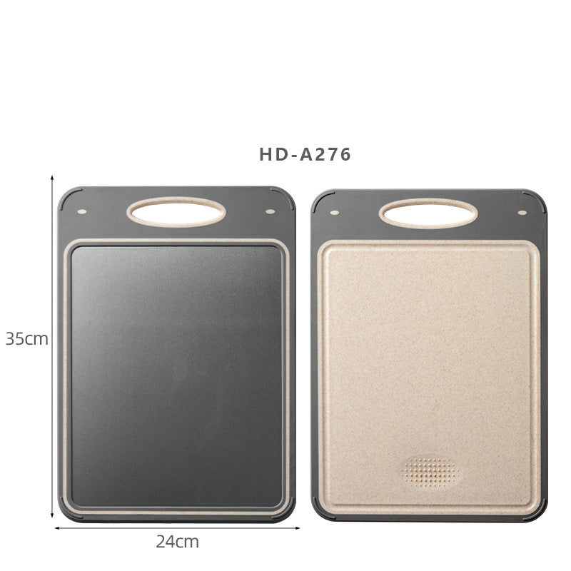 Kitchen double-sided food grade plastic cutting board 304 stainless steel cutting board cutting board - Korvel