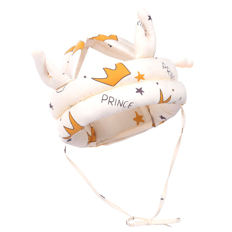 Baby anti-collision hat baby walking anti fall hat children's anti fall head protection hat safe breathable and washable - Korvel