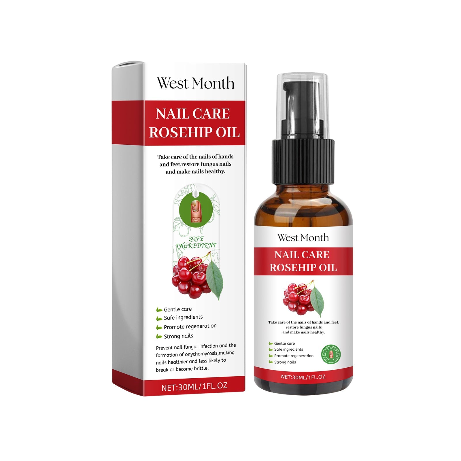 Hand, Foot And Nail Care Solution Nourishes And Moisturizes Nails And Gray Nails Repair Solution - Korvel