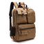 Premium Waxed Canvas Rolling Backpack for Men