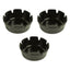 Anti drop and non fragile imitation porcelain plastic eight hole and eight slot ashtray cigarette cup - Korvel