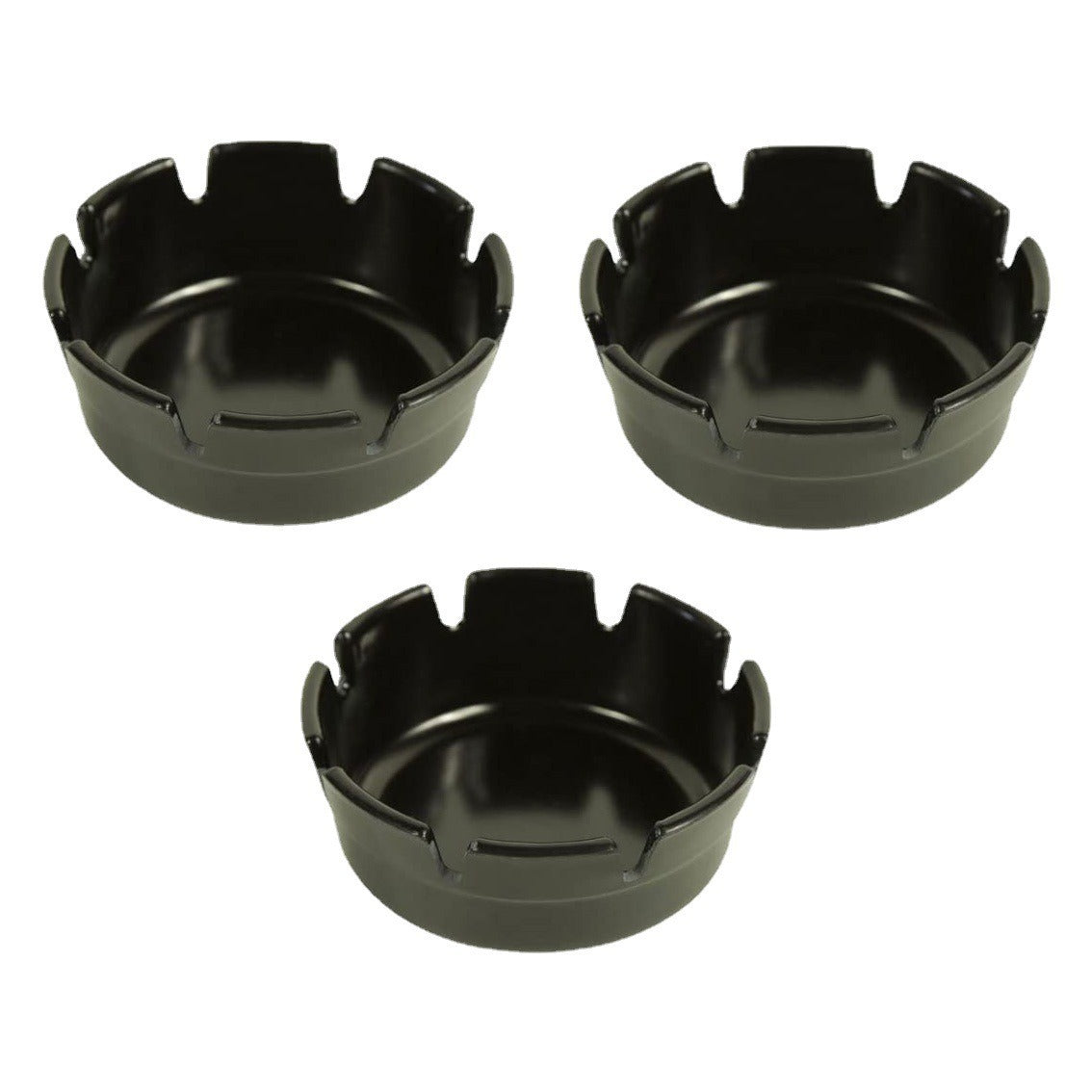 Anti drop and non fragile imitation porcelain plastic eight hole and eight slot ashtray cigarette cup - Korvel