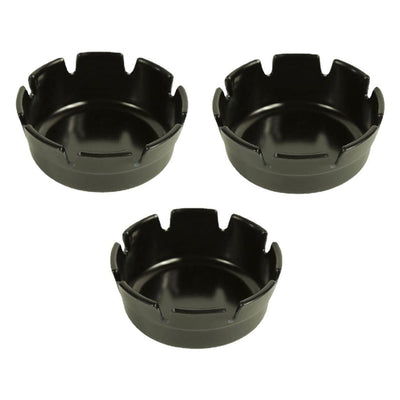 Anti drop and non fragile imitation porcelain plastic eight hole and eight slot ashtray cigarette cup - Korvel