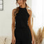 Cutout Grecian Neck Romper - Korvel