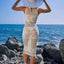 Hollow Out Round Neck Sleeveless Cover-Up Dress - Korvel