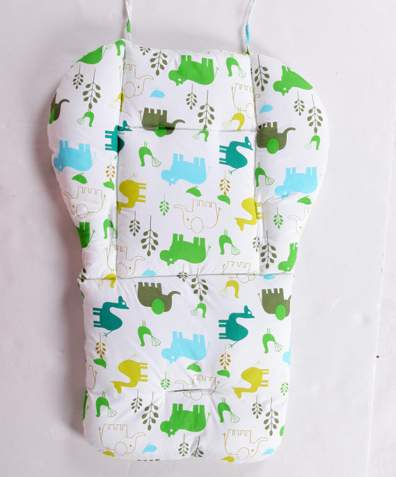 Baby Kids Highchair Cushion Pad Mat Booster Seats Cushion Pad Mat Feeding Chair Cushi on Pad Stroller Cushion Mat Cotton fabric - Korvel