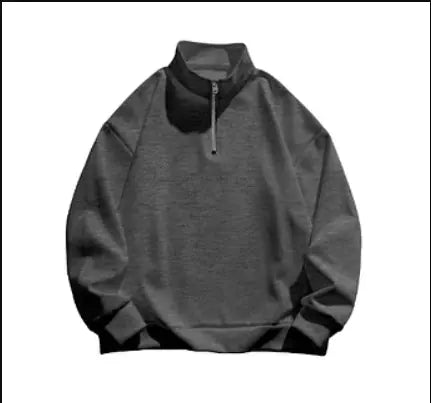 Sudadera con cremallera para hombre - Suéter deportivo elegante y cómodo