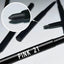 3pcs Crayons Eyeliner Noir Étanches - Résistants aux Taches & Longue Durée