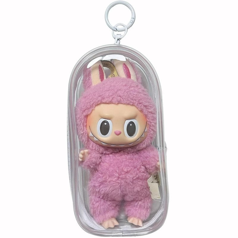 Labubu High Transparency PVC Storage Bag for Travel