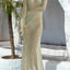 Openwork Backless Flare Sleeve Cover-Up Dress