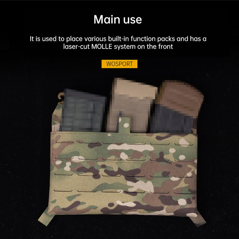 WoSporT Tactical Paintball Harness with Camouflage Cover