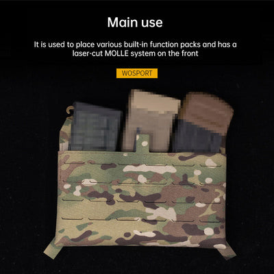 WoSporT Tactical Paintball Harness with Camouflage Cover