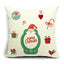 Housses de coussin de Noël festives pour la décoration des fêtes