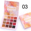 CmaaDu 16 Shades Shiny Eyeshadow - Matte & Metallic