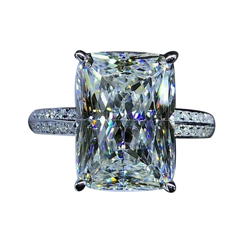 Explosive new style set with oversized zircon rings, simple women's rings, gifts, and accessories - Korvel