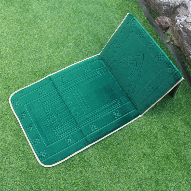 Couverture Qibla en Flanelle Portable pour le Culte