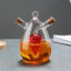 Kitchen Storage Sealed Bottles, Double-layer 2-in-1 Glass Bottles, Oil, Vinegar, Sauce, Seasoning Bottles, Kitchen Tools - Korvel
