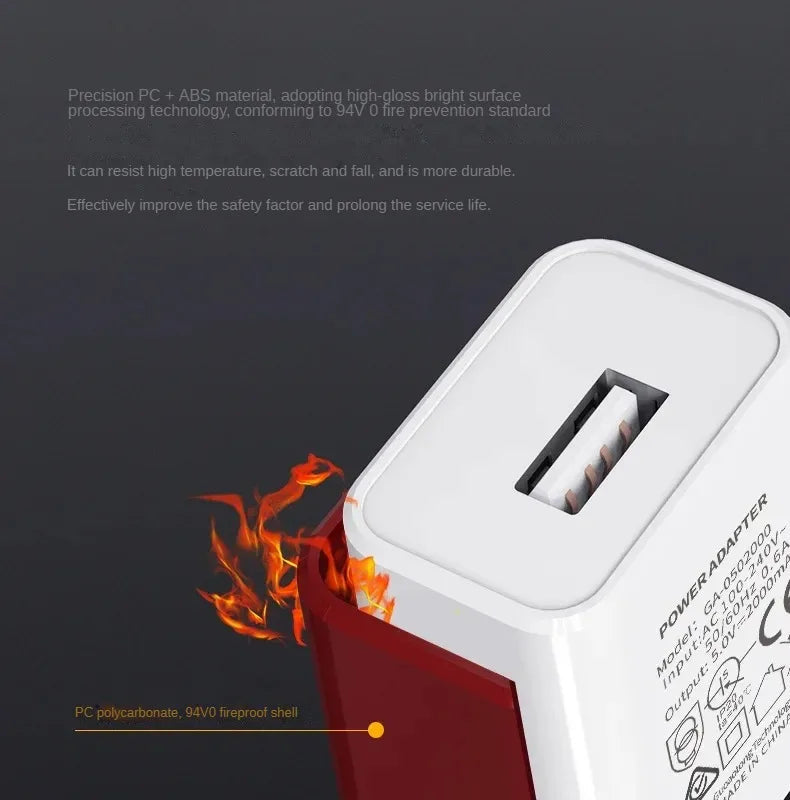GAT Australian Mini USB Travel Wall Charger - SAA Certified