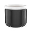 Seau de bain pliable large Black Ice - baignoire SPA rembourrée en PVC