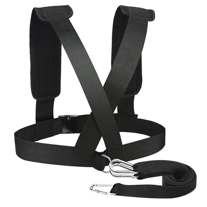 Running Exercise Workout Expander Fitness Band Resistance Bands Weight Bearing Shoulder Strap for Speed Training - Korvel