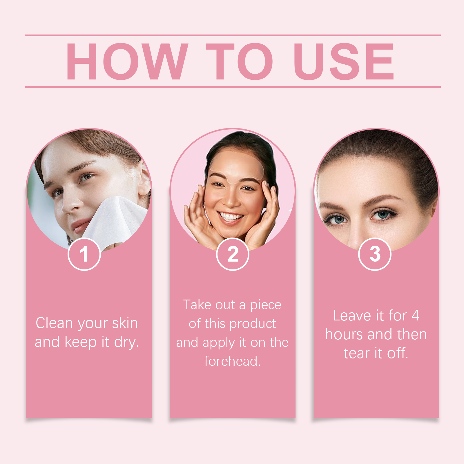 Forehead Patch Lifts, Nourishes, Nourishes, Moisturizes And Reduces Wrinkles - Korvel