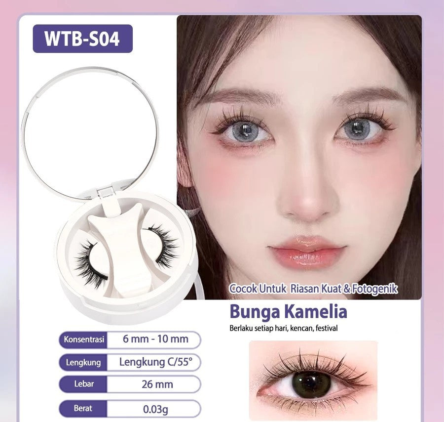 Natural Thick Portable Adhesive Free Magnetic Eyelashes