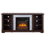 Cherry Colored 18" Fireplace Entertainment Console