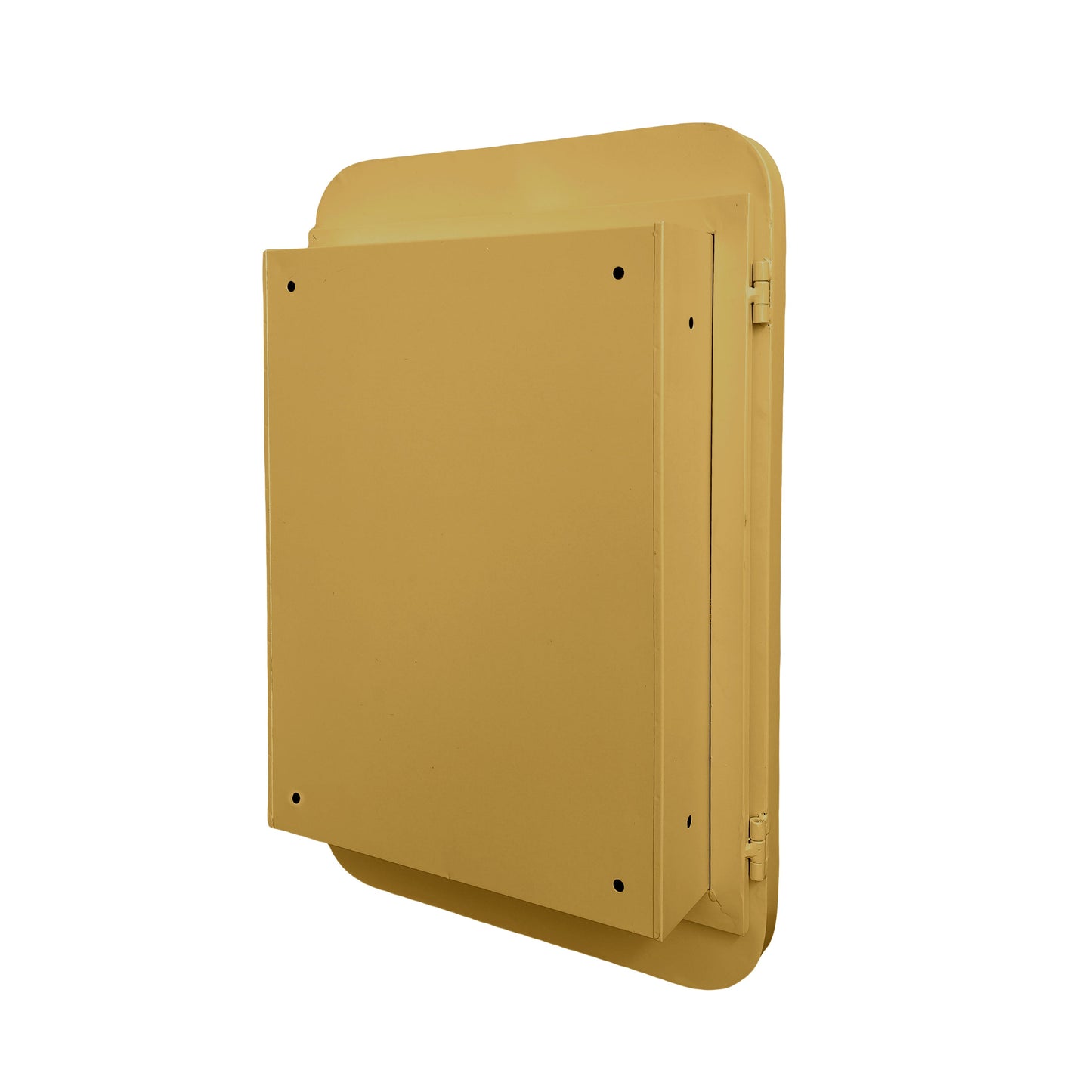 16x24 inch embedded metal frame medicine cabinet with mirror storage cabinet and adjustable shelf matte gold - Korvel