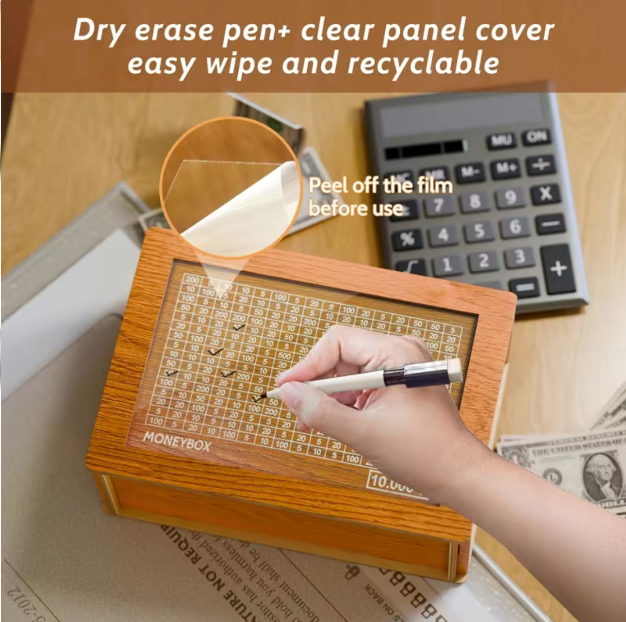 CashTarget Wooden Bank - Korvel