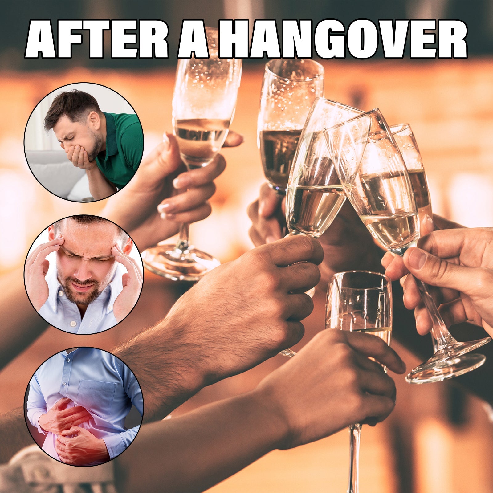 Vitamin B Hangover Patch Drink Hangover Party Party Home Party Head Discomfort Body Care - Korvel
