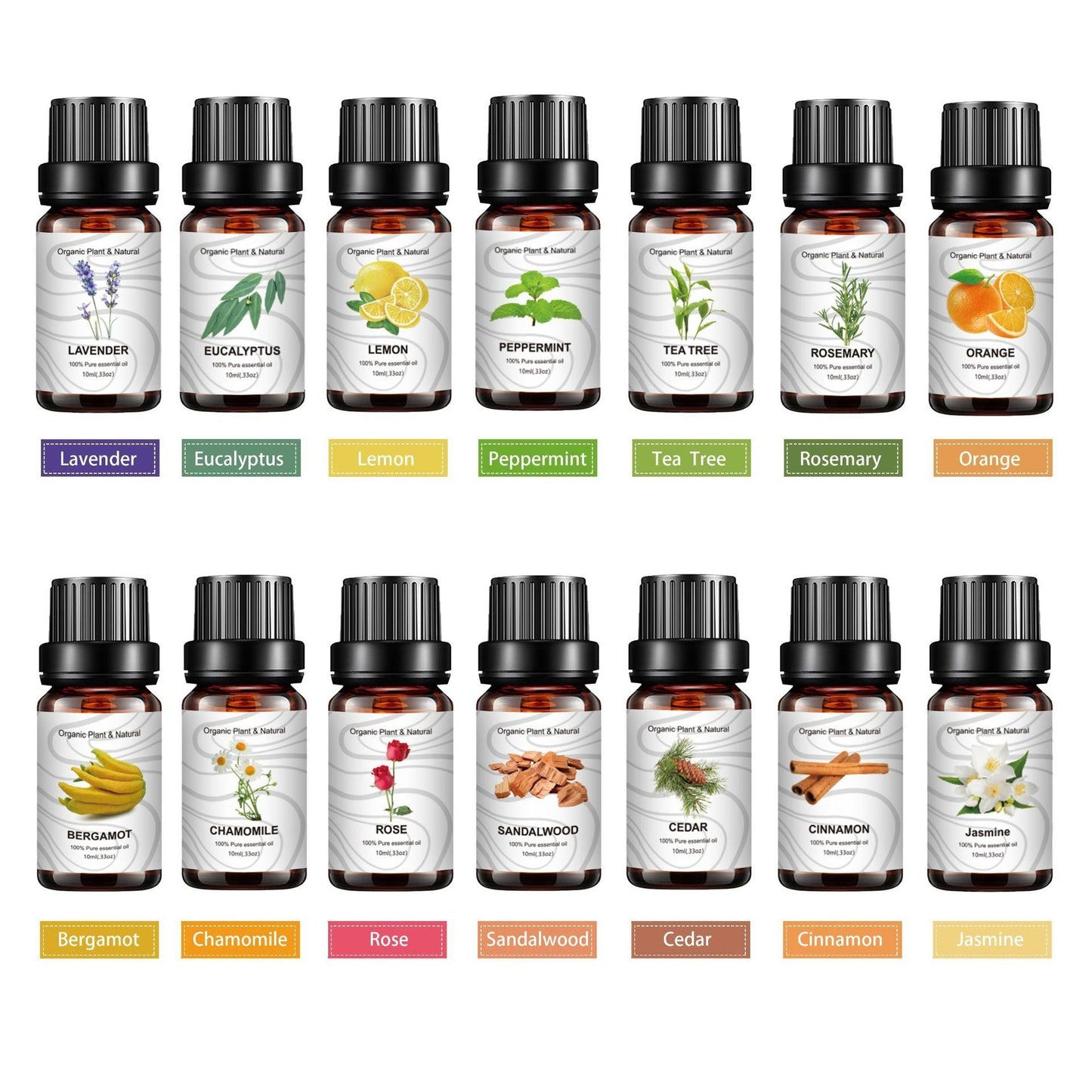 14 Piece Cross border Unilateral Essential Oil Set Box Unisex 14 Pack Body Set 10ml - Korvel