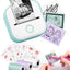 Phomemo Portable Mini Thermal Printer T02 Mini Pocket Label Printer DIY Self-adhesive Sticker Label Machine Various Label Paper - Korvel