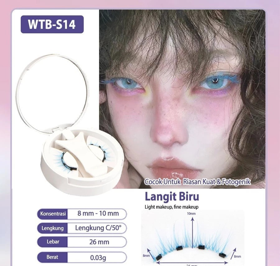 Natural Thick Portable Adhesive Free Magnetic Eyelashes