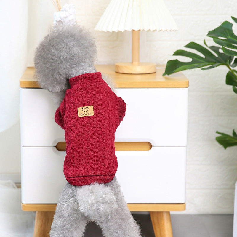 Pull en laine de qualité supérieure pour chiens de petite taille