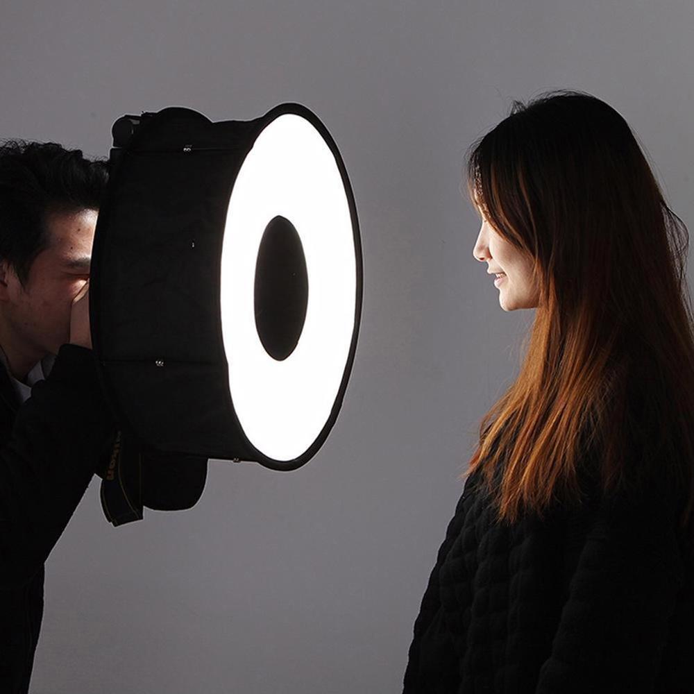 Diffuseur de Flash Softbox Rond Pliable Premium pour Photographie
