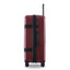 Expandable 3-Piece Luggage Set with Spinner Wheels - Red