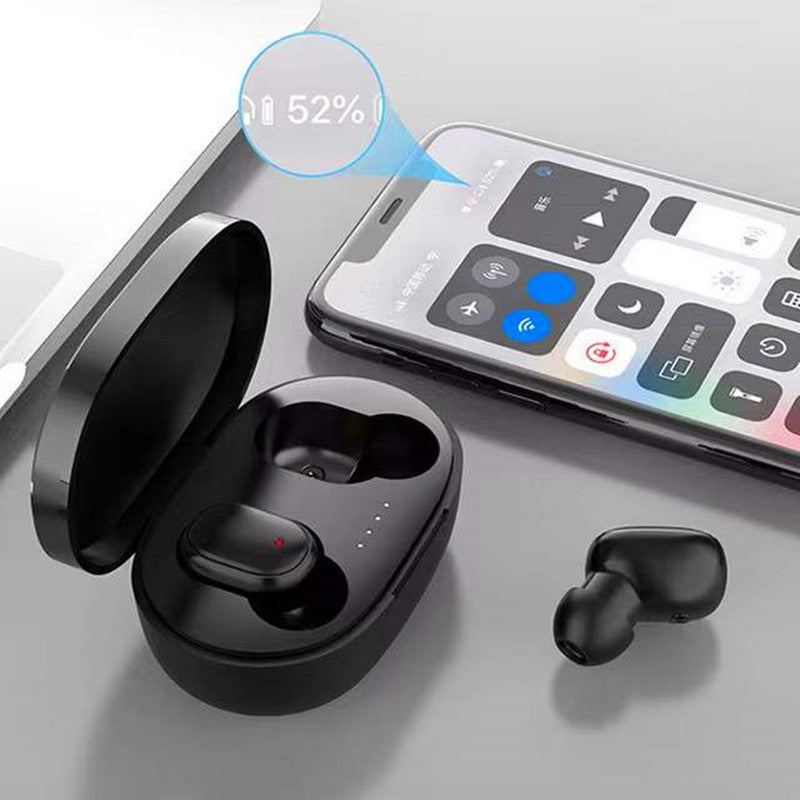 A6S Bluetooth Headset Macaron Bluetooth 5.2 Wireless TWS Earbuds Sports Mini New Headphones - Korvel