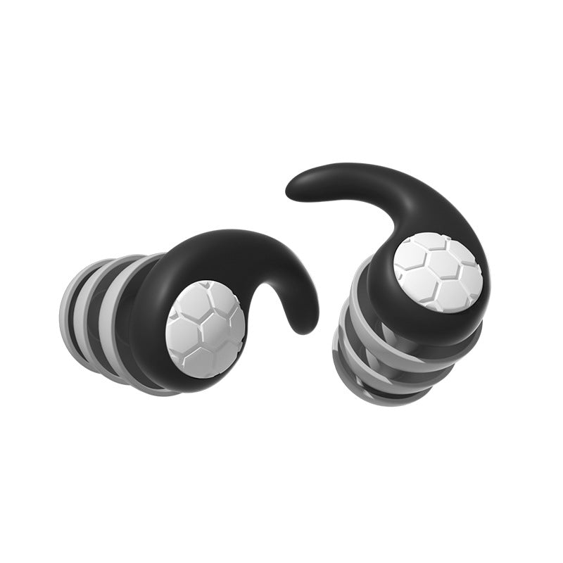 New soundproof and noise reducing earplugs silicone waterproof swimming dormitory noise filter hearing protection - Korvel