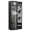 3-4 rifle and handgun safes, quick fingerprint with detachable rack and 2 adjustable gun slots - Korvel