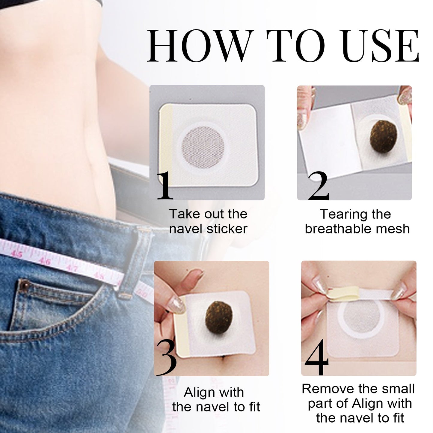 Slimming Patch, Lazy Slimming Body Sculpting Body Belly Button Tight Belly Button Pill Belly Belly Thighs - Korvel
