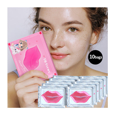Fit Colors Moisturizing Lip Mask Lip Patch Single Piece Independent Packaging Fade Fine Lines Lip Care Lip Mask - Korvel