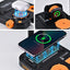 Multifunctional wireless charging night light mobile phone earphone watch three-in-one charger bed table desktop small table lamp - Korvel